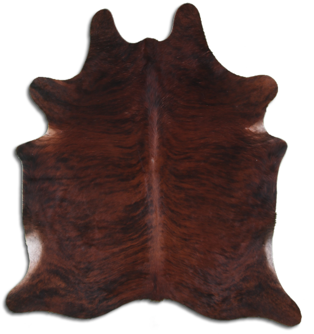 A Grade - Medium Dark Brindle  - Brazilian Cowhide Rug