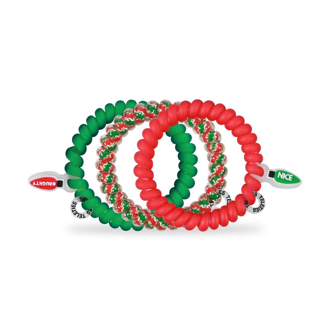 Spiral Hair Coils | Small | Naughty or Nice Hair Ties