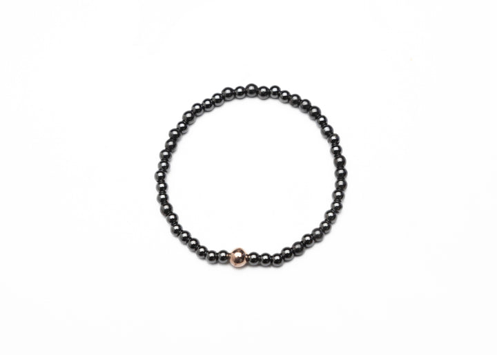 Black & Copper Ball Magnetic Bracelet