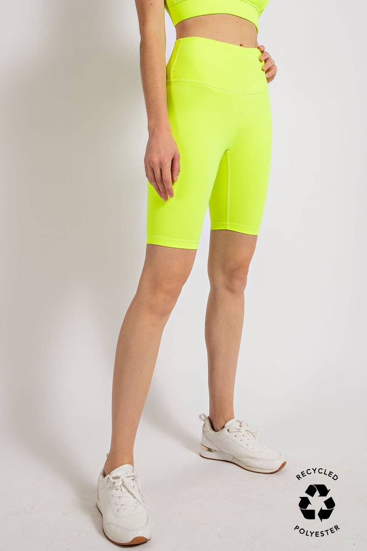 RAE MODE BUTTER YOGA BIKER SHORTS - TERRACOTTA