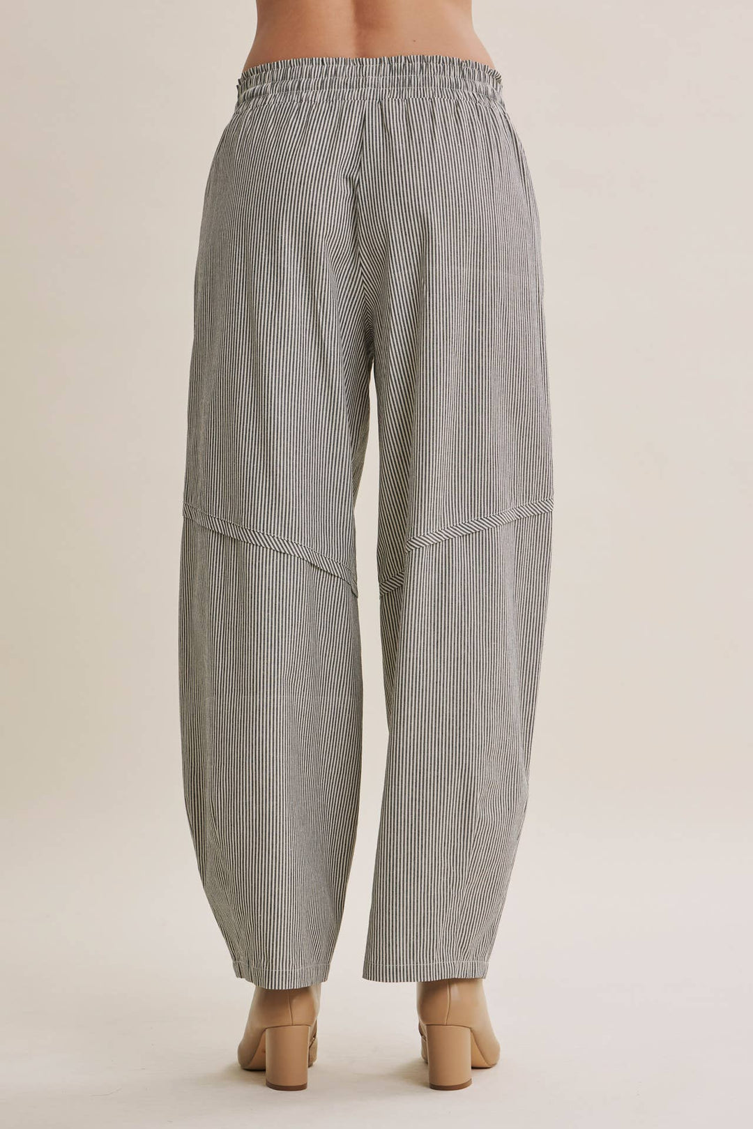 Everyday Favorite Striped Barrel Pants – 3 Colors