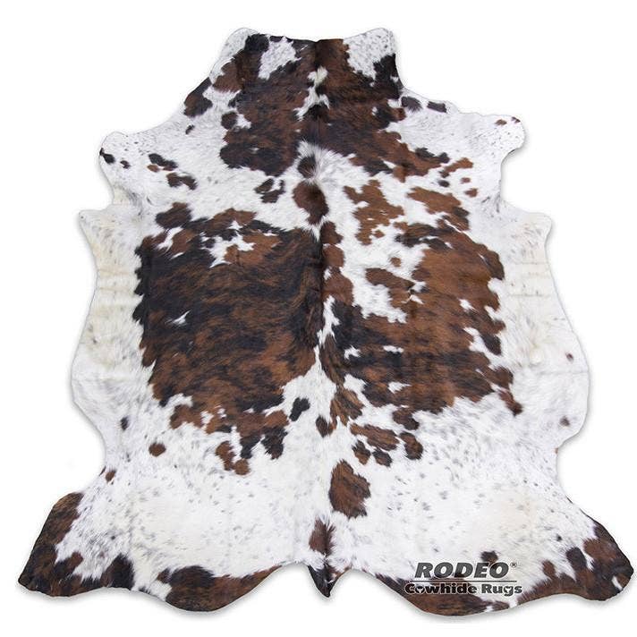 Rodeo Tricolor Cowhide Rug -6X8'