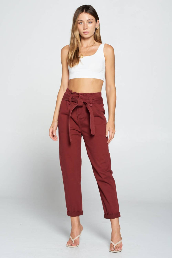 I&M Amber - High Rise Paper Bag Relaxed Pants