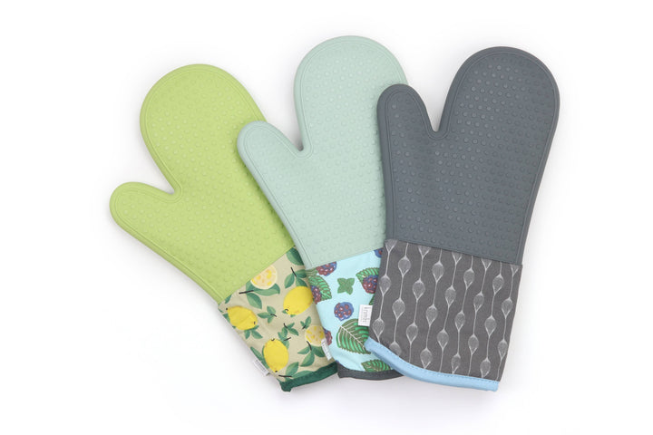 Krumbs Kitchen Farmhouse Collection Oven Mitt Open Stock - 3 Designs/colors