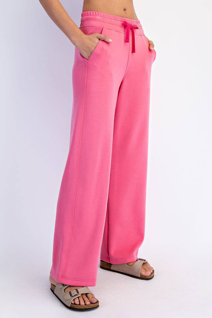RAE MODE MODAL SCUBA STRAIGHT PANT - SAGE LEAF