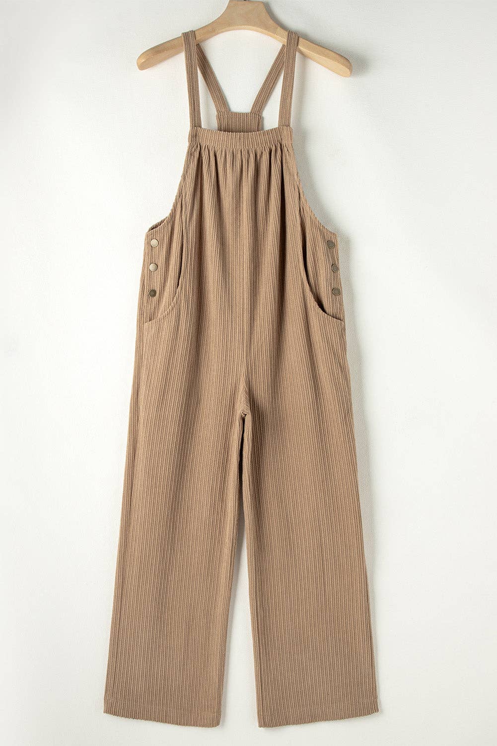 Mocha Corduroy Overalls