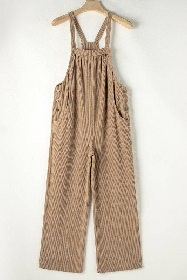 Mocha Corduroy Overalls