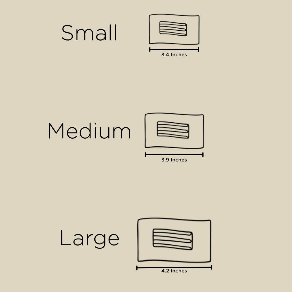 Flat Rectangle Hair Clip | Small | Merry Pinkmas