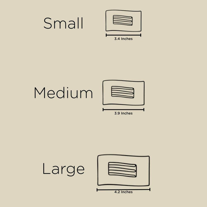 Flat Rectangle Hair Clip | Medium | Fir Real