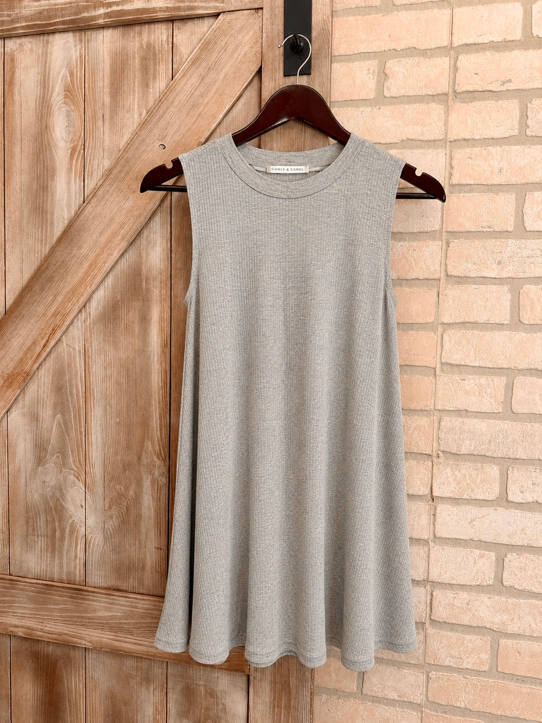 Everyday Essential Heather Gray Swing Tank