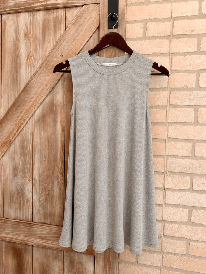 Everyday Essential Heather Gray Swing Tank