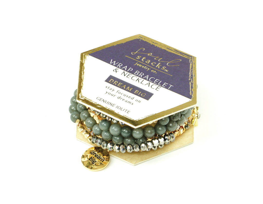 Soul Stacks Wrap Bracelet & Necklace - 6 Colors and Messages Available!
