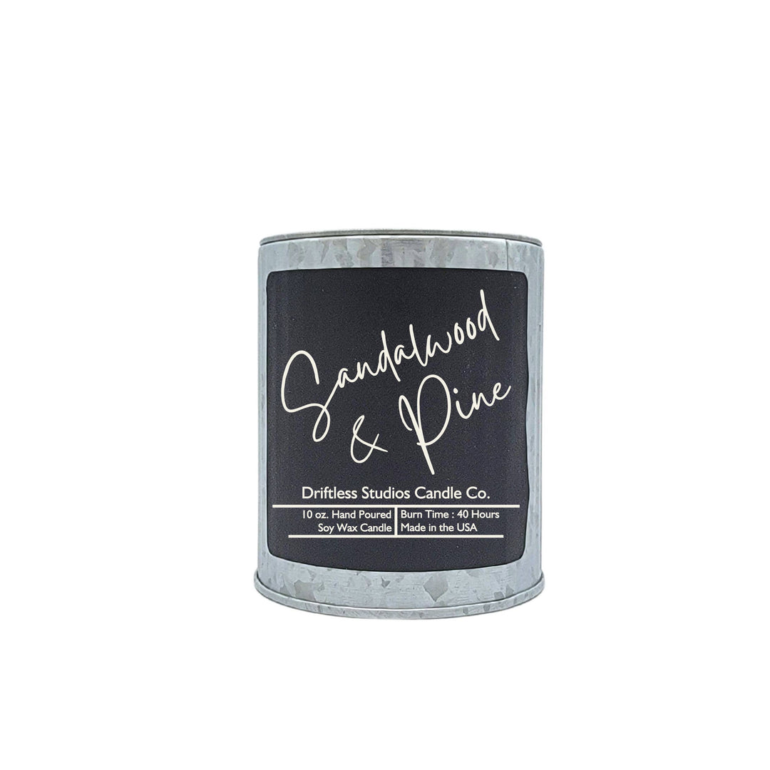 Sandalwood & Pine Tin Candles Rustic Home Decor