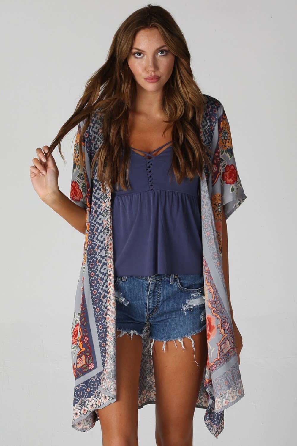 Boho Bloom Lightweight Kimono - 2 COLORS