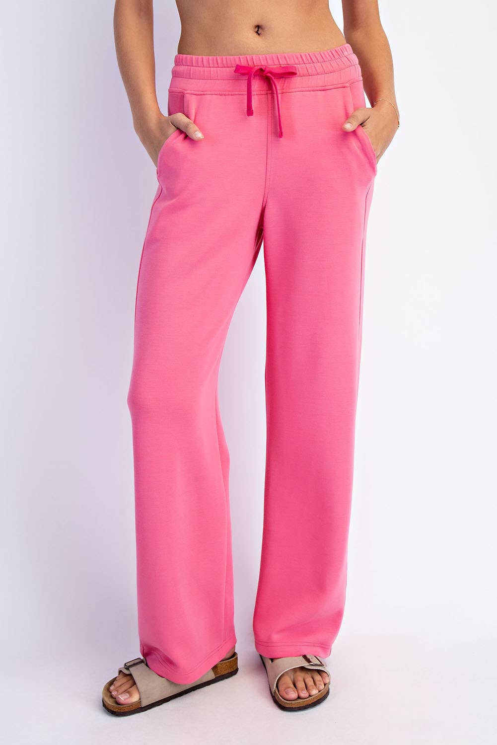 RAE MODE MODAL SCUBA STRAIGHT PANT - SAGE LEAF