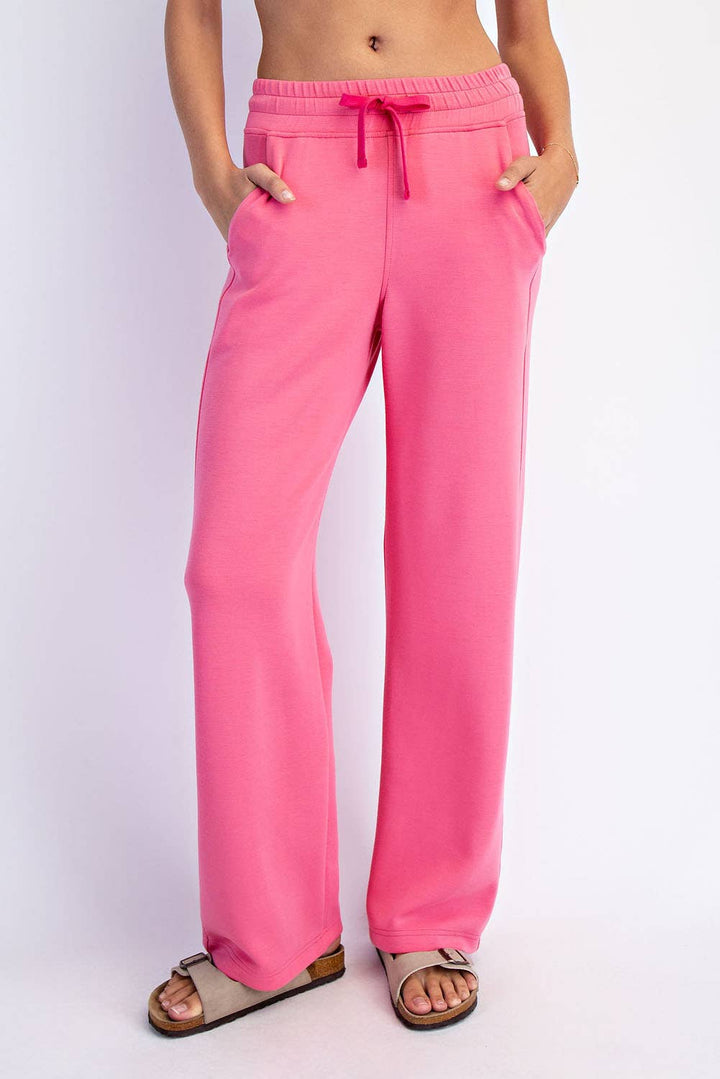 RAE MODE MODAL SCUBA STRAIGHT PANT - SAGE LEAF