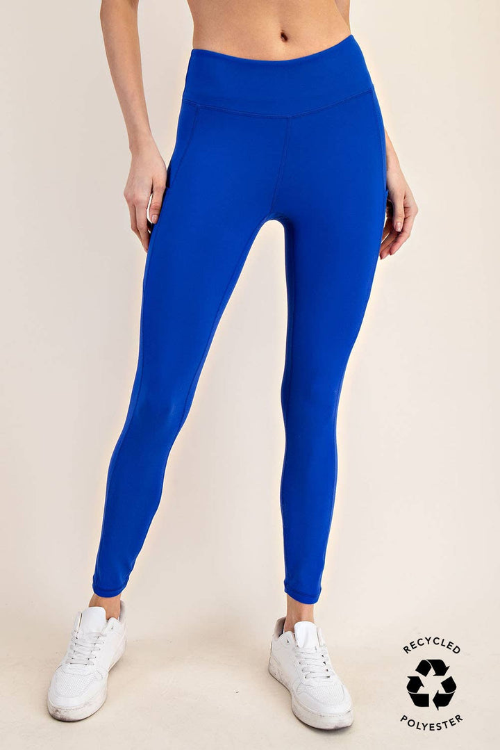 RAE MODE BUTTER BASIC LEGGING WITH POCKETS - FROSTED MULBERRY