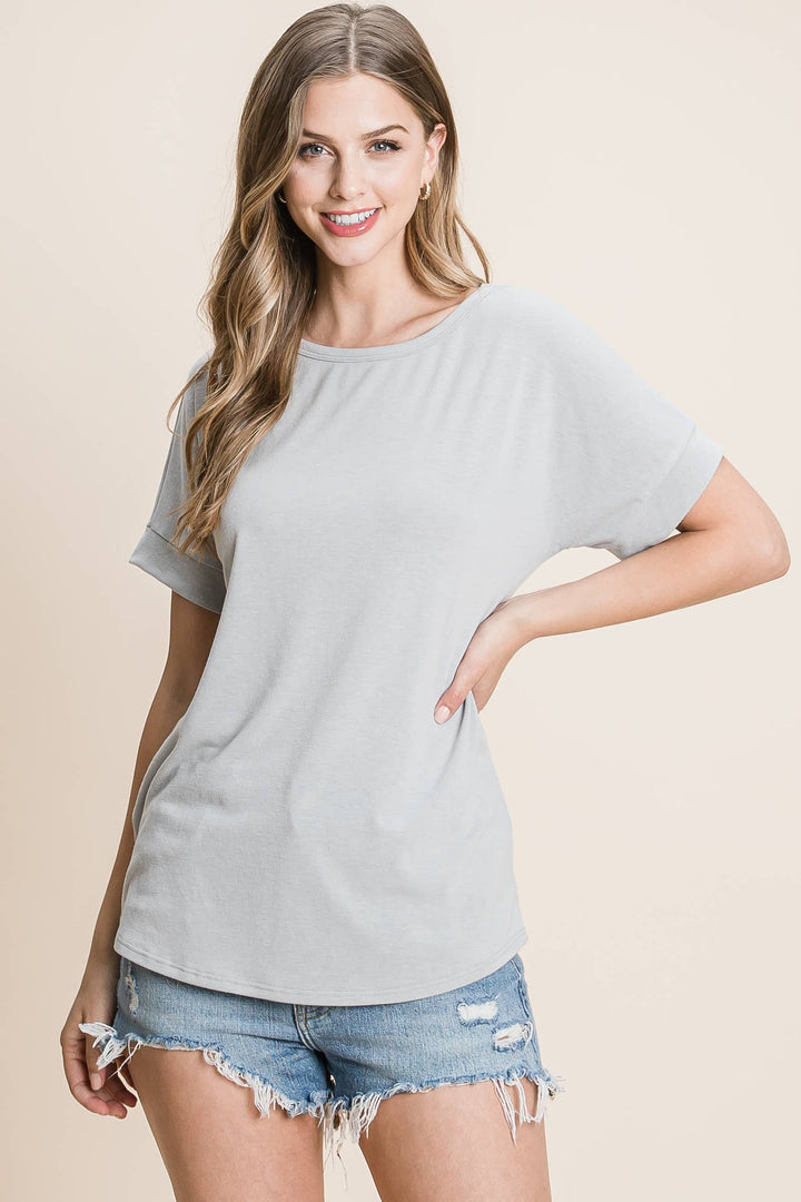 Everyday Essential Relaxed Fit Tee - Grey