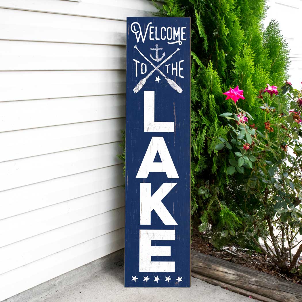 11x46 Welcome to Lake Leaner Sign