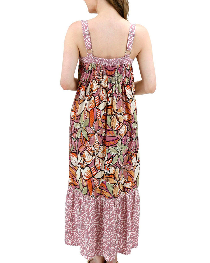 Grace and Lace Floral Summer Maxi Dress in Floral Print