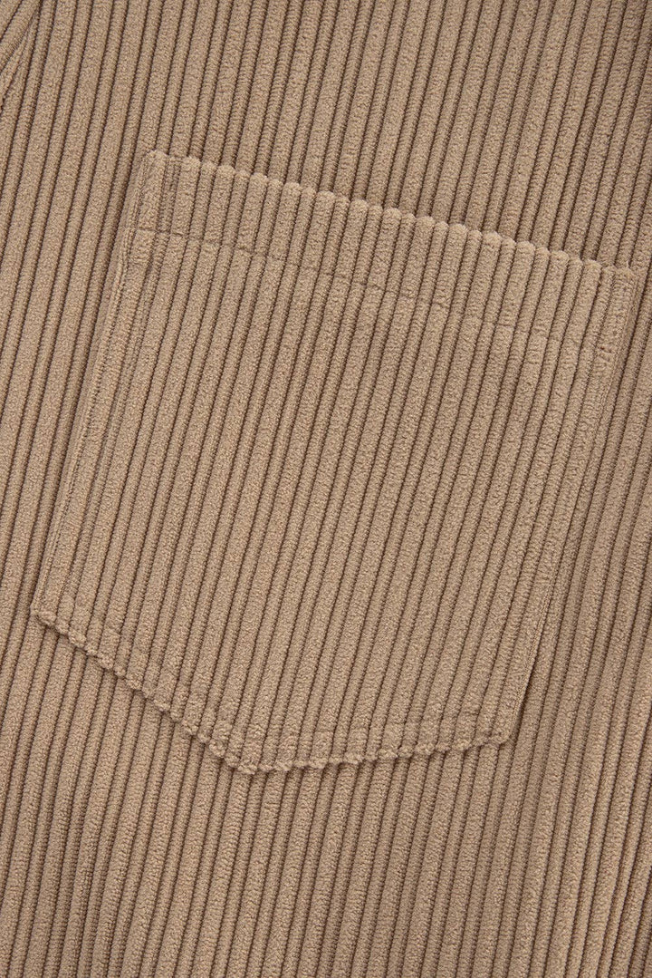 Mocha Corduroy Overalls