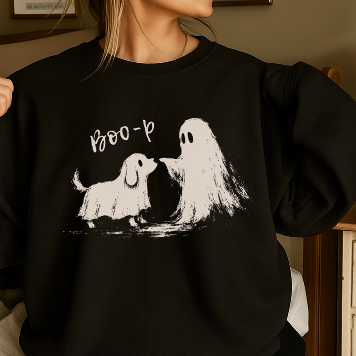 Boo-P Halloween Sweatshirt | Gildan Brand