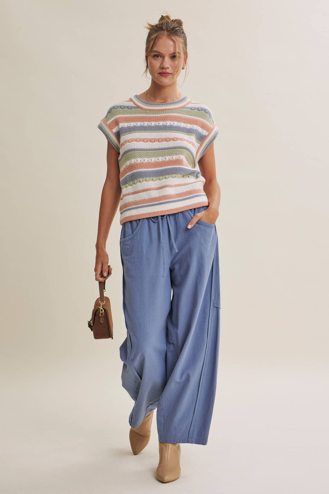 Spice of Life Striped Sweater Top