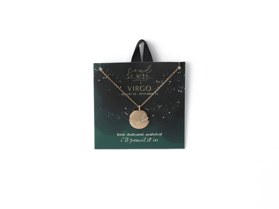Soul Stacks Star Sign Pendant Necklaces - 12 zodiac Signs Available