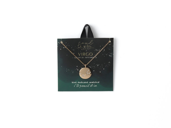 Soul Stacks Star Sign Pendant Necklaces - 12 zodiac Signs Available