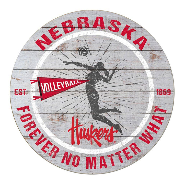 20x20 Nebraska Cornhuskers Volleyball Girls