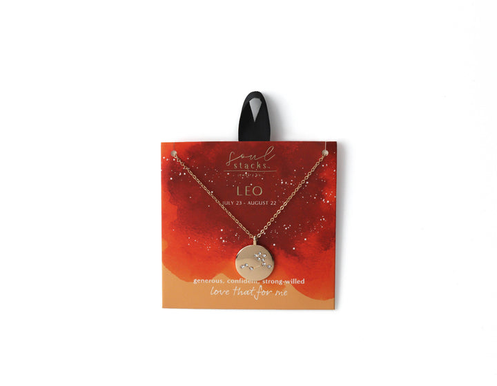 Soul Stacks Star Sign Pendant Necklaces - 12 zodiac Signs Available