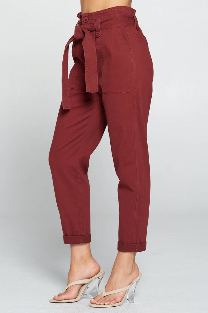 I&M Amber - High Rise Paper Bag Relaxed Pants