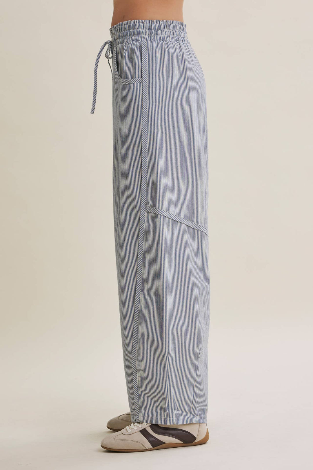 Everyday Favorite Striped Barrel Pants – 3 Colors