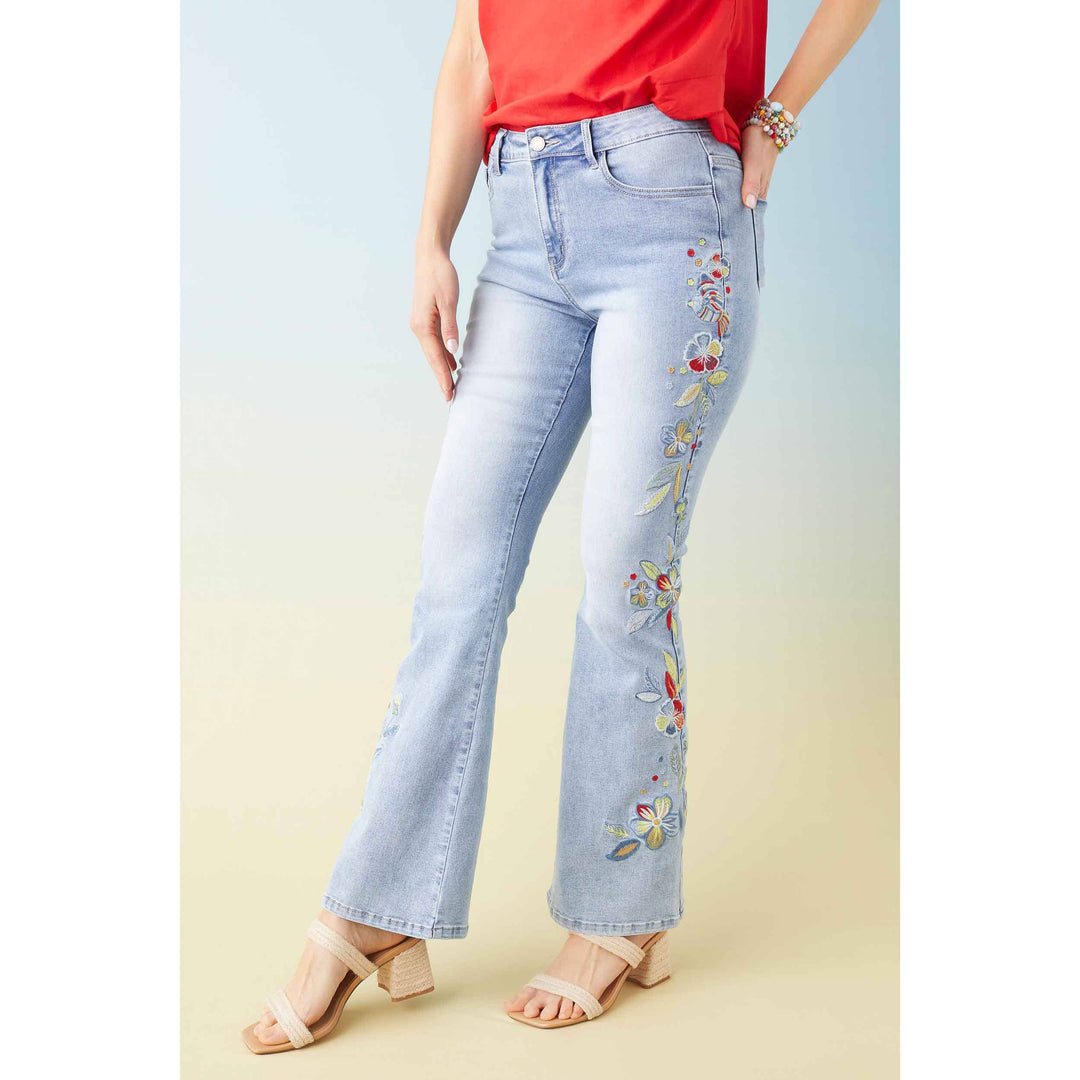 EverStretch Flare with Bright Color Embroidery