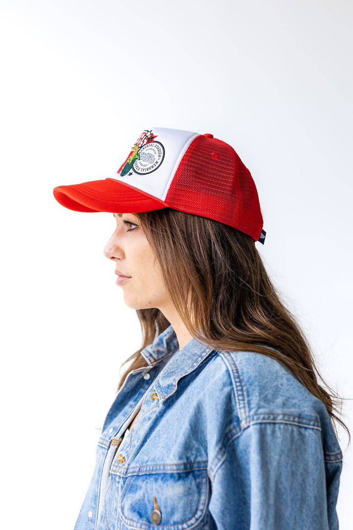 Nebraska Layer Patch Foam Trucker Hat