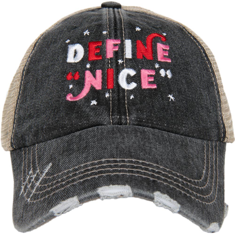 Define Nice Christmas Trucker Hat
