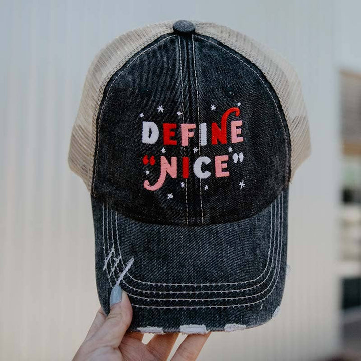 Define Nice Christmas Trucker Hat
