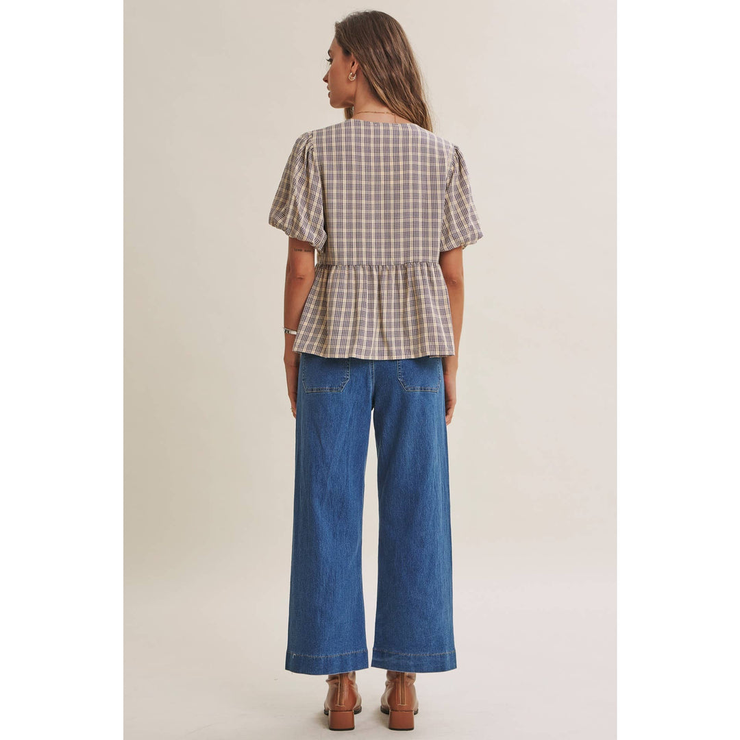 Country Charm Embroidered Blouse