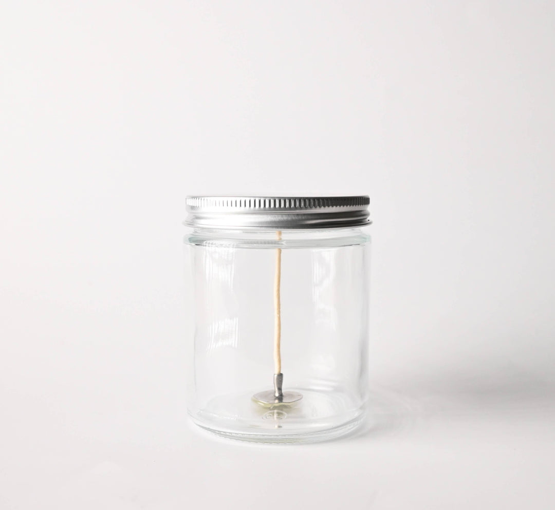 Candle Bar - 5.5 Oz Wicked Glass Jar w/ Lid