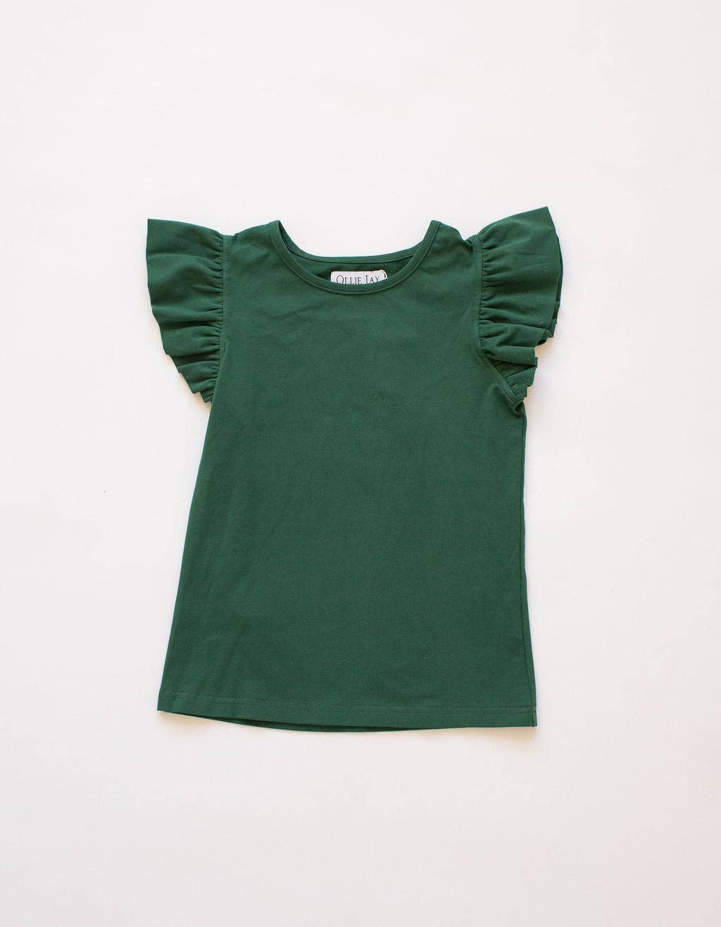 Toddler & Girls' Flutter Tee in Evergreen