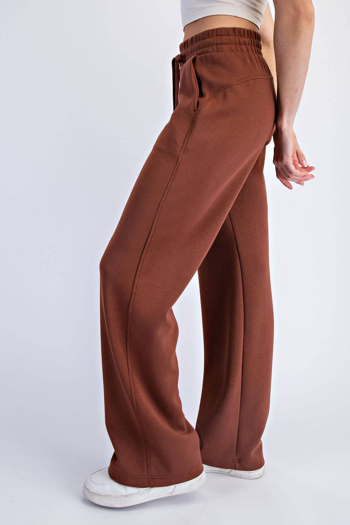 RAE MODE MODAL SCUBA STRAIGHT PANT - SAGE LEAF