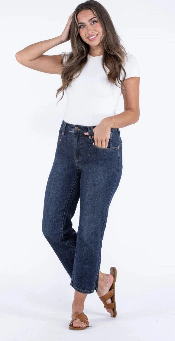 Judy Blue Center Stage High Rise Cropped Denim