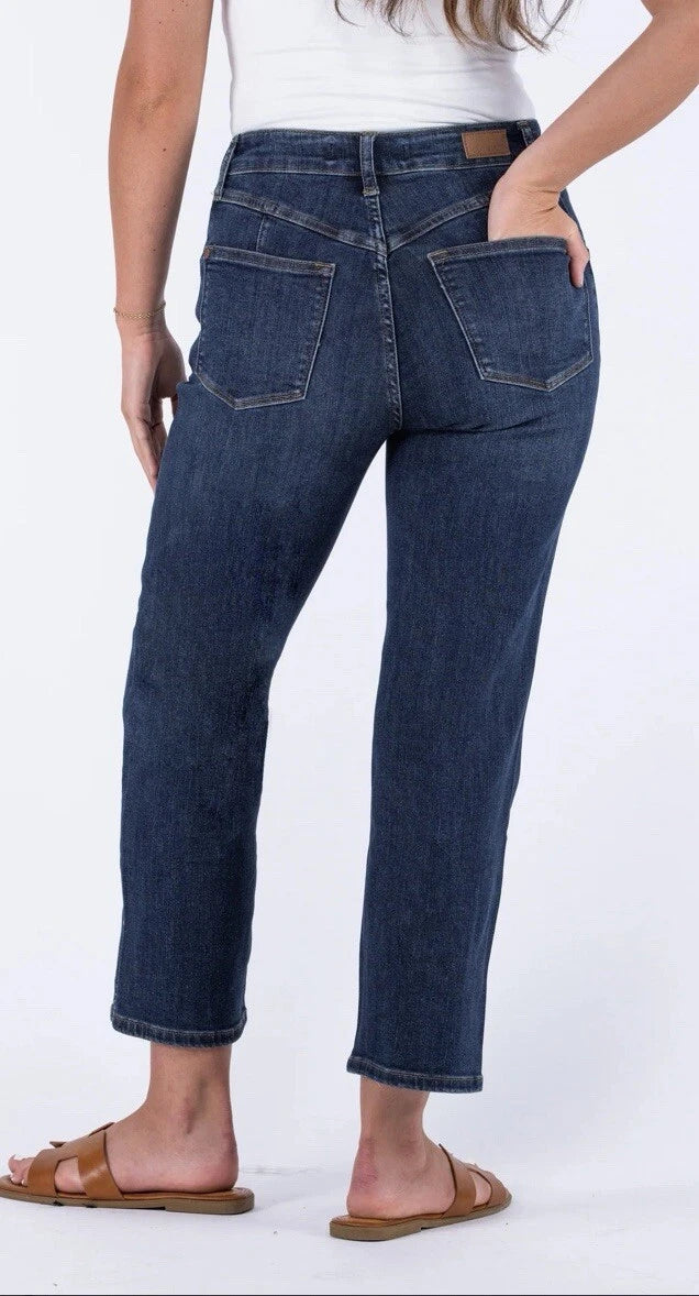 Judy Blue Center Stage High Rise Cropped Denim