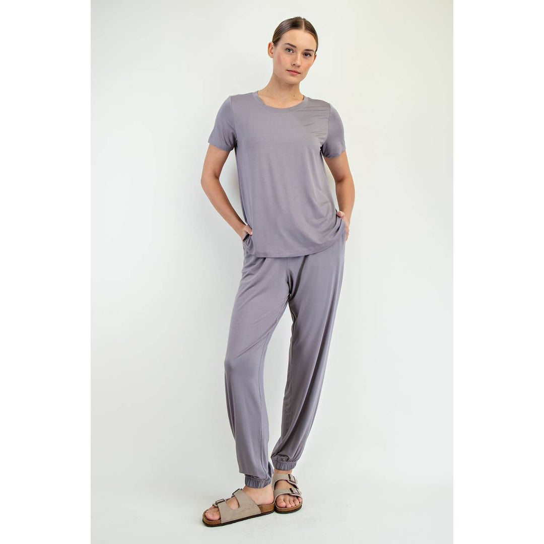 RAE MODE VISCOSE MODAL SHORT SLEEVE TOP - 3 COLORS
