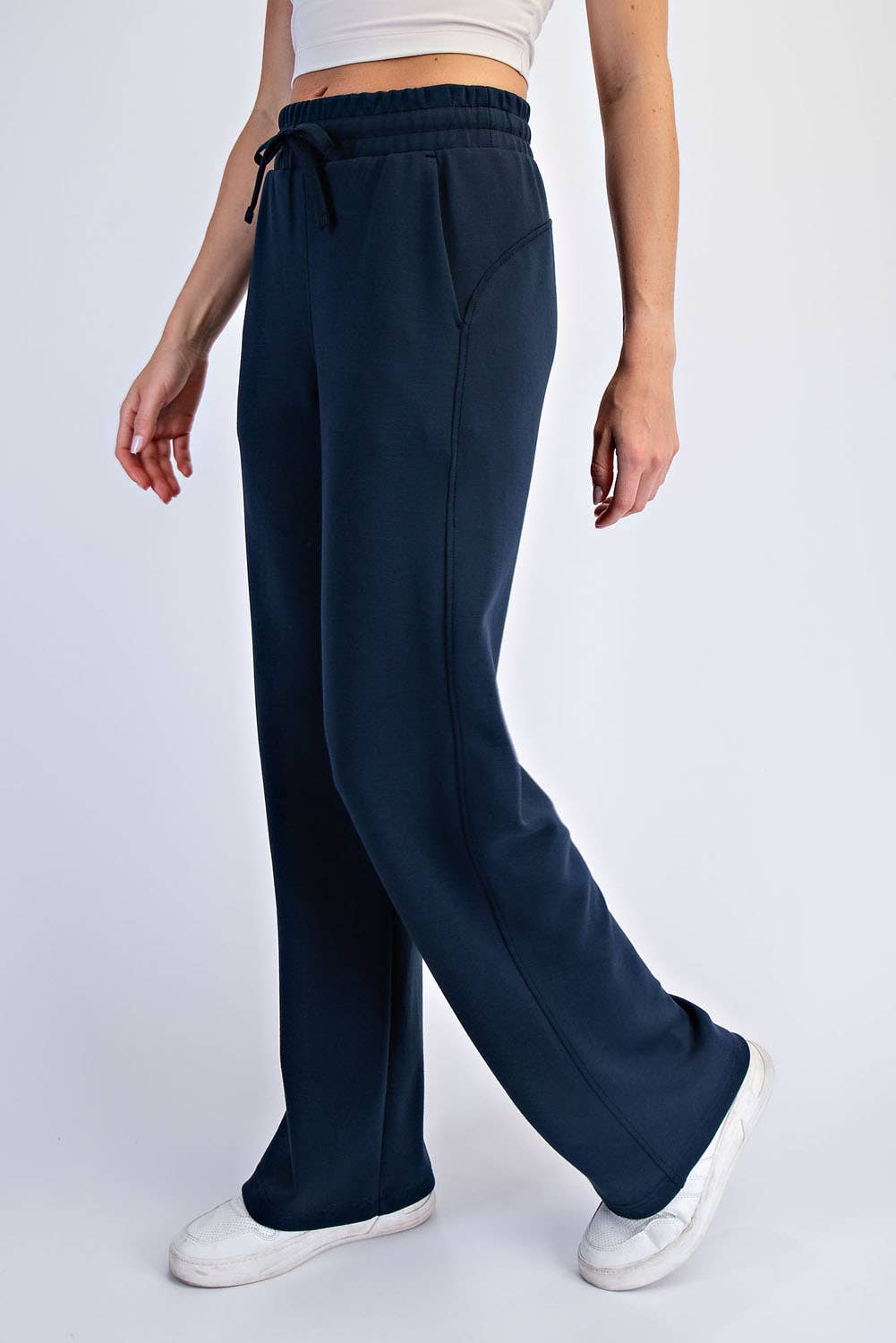 RAE MODE MODAL SCUBA STRAIGHT PANT - SAGE LEAF