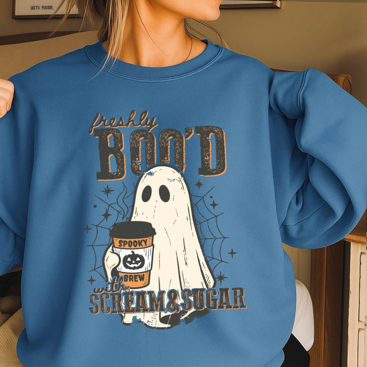 Freshly Boo’d Halloween Sweatshirt | Gildan Brand