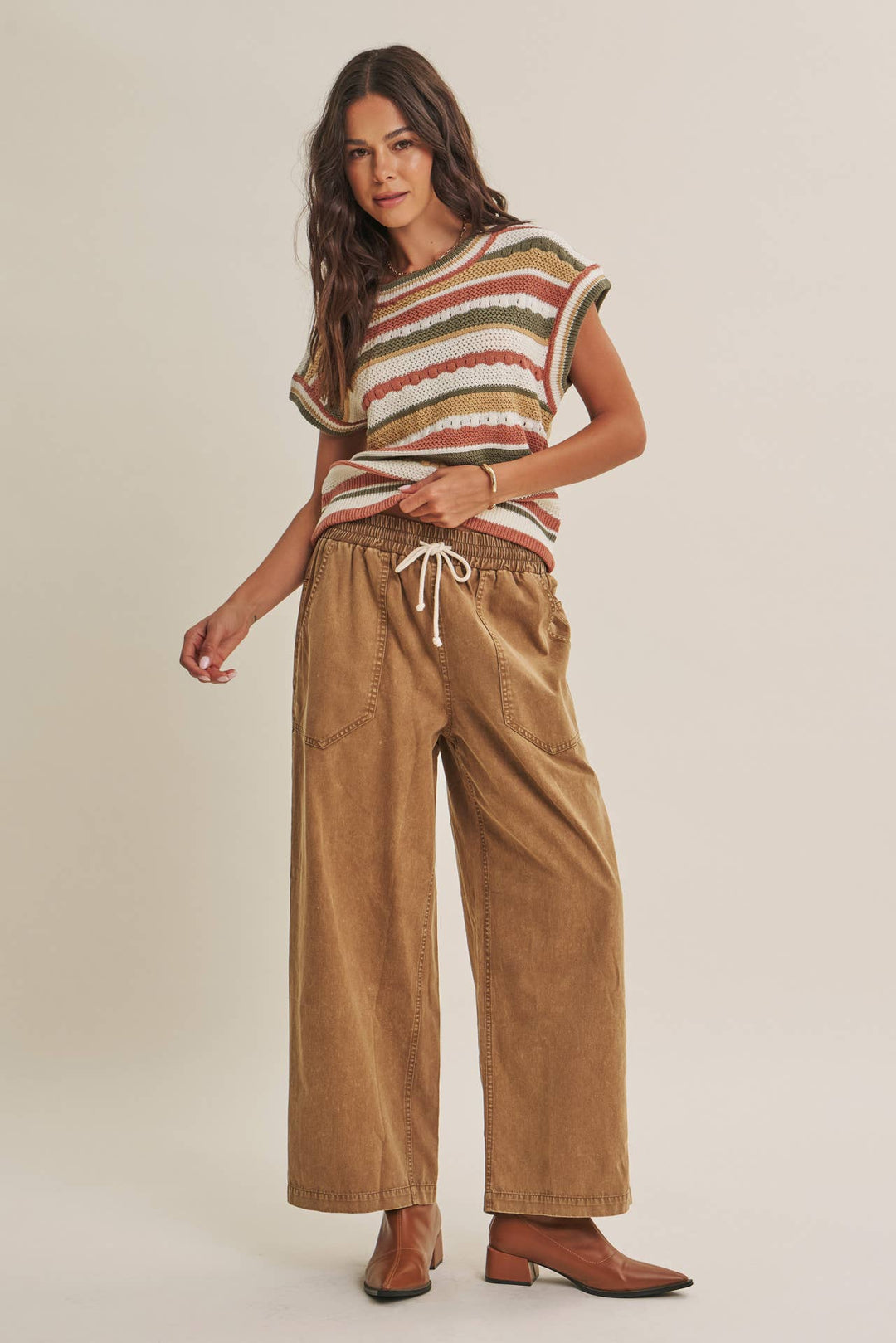 Spice of Life Striped Sweater Top