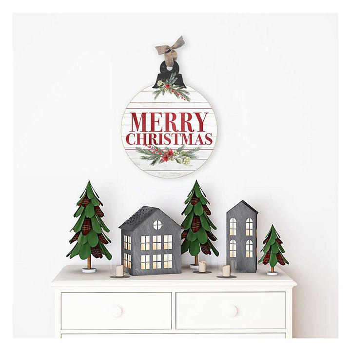 SM Merry Christmas Ornament Sign