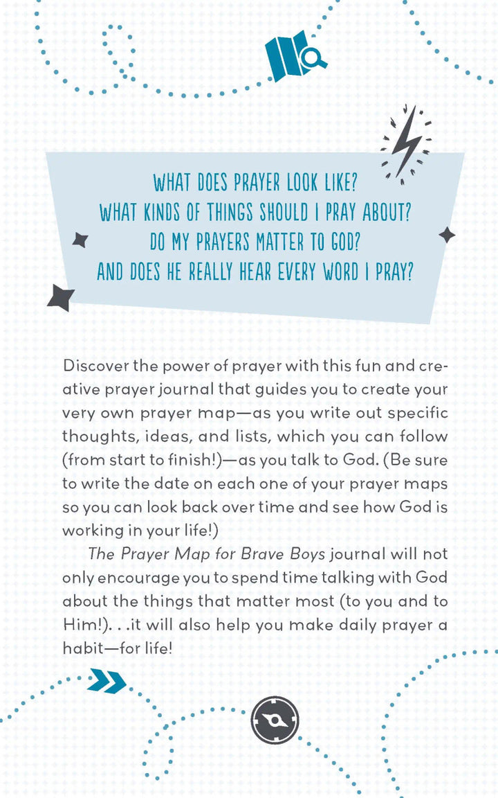 The Prayer Map for Brave Boys Journal