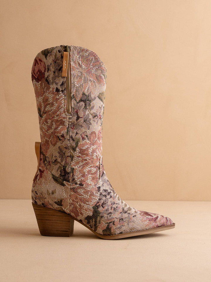 The Brilee | Mauve Tapestry Western Boot